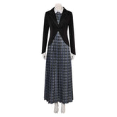 Beetlejuice 2 (2024) Barbara Black Dress Outfits Cosplay Costume Halloween Carnival Suit